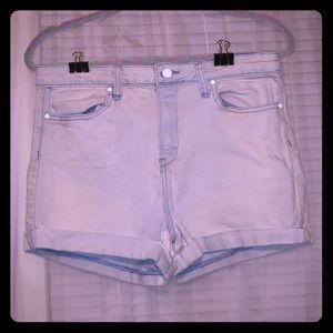 Light blue high waisted shorts 2 for $5